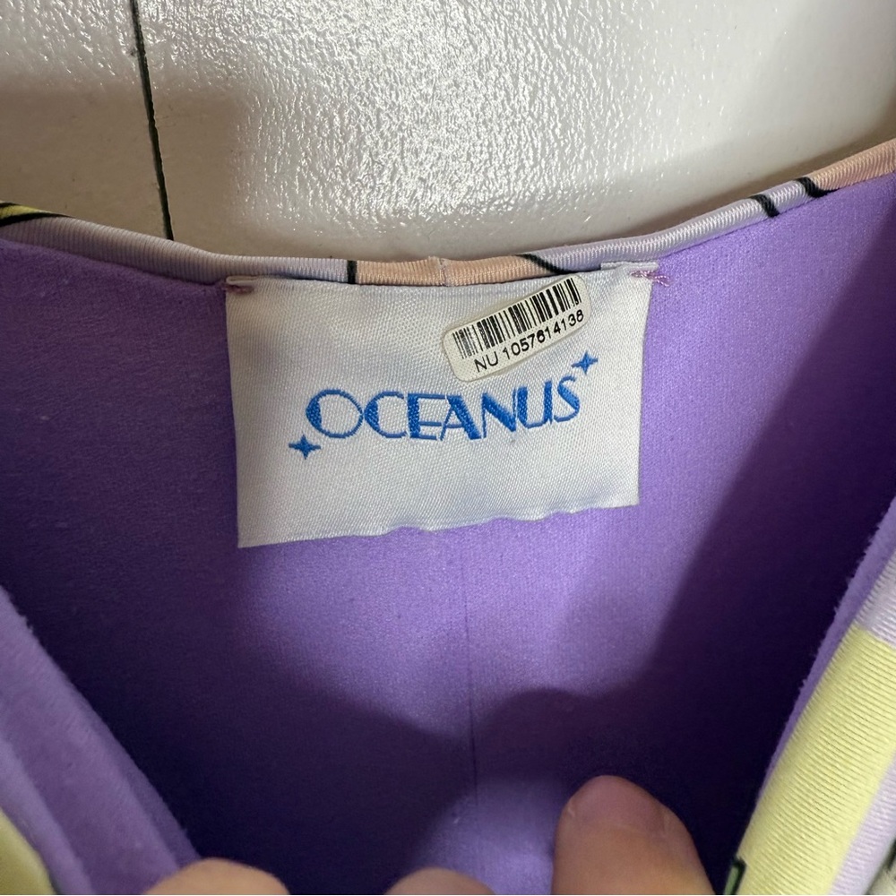 Oceanus Zoe Cutout Dress Maxi Colorful with cutouts and slit Medium - Picture 7 of 16